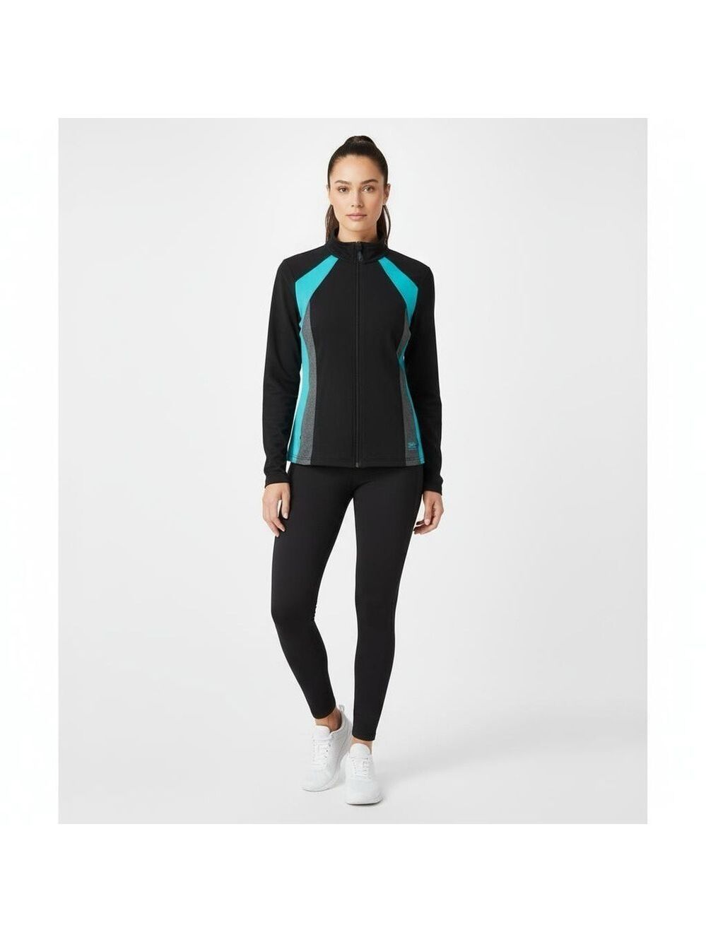 Reitmans Petites Yoga Zip Up Sweater Small